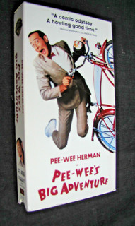 PEE WEE'S BIG ADVENTURE VHS 1985 PAUL REUBENS / ELIZABETH DAILY / ELVIRA