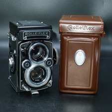 Fine Rolleiflex 3.5F Planar White Face with case CLA'd