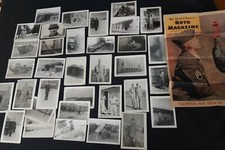 Lot Of 41 World WAR II B W Photos Clippings Notes - US ARMY WW 2 WW2 Wartime