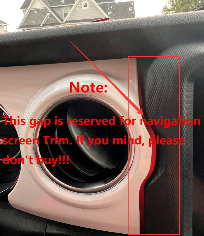 SHINEKA Red Dashboard & Center Console Trim Cover For Jeep Wrangler JL & Gladiator JT 2018+