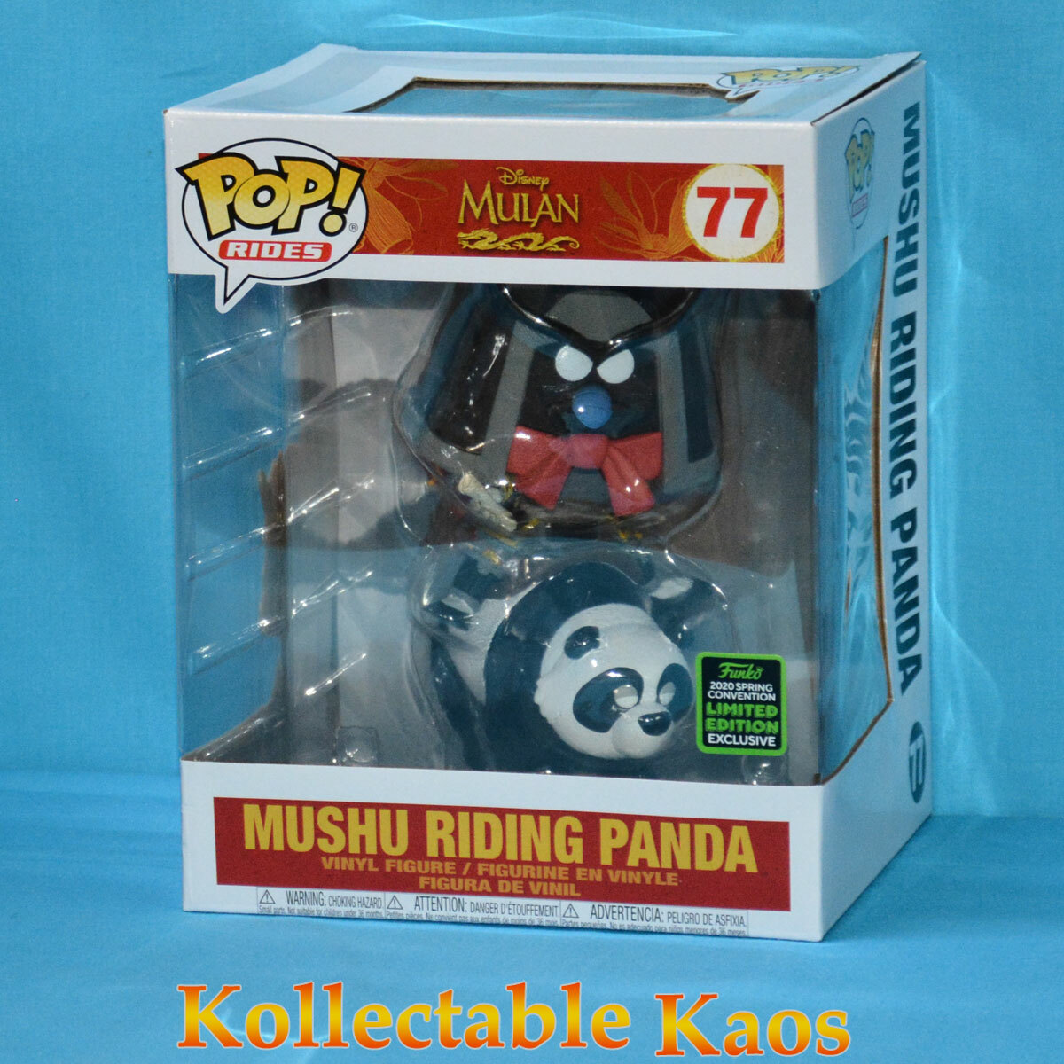 2020 ECCC Mulan (1998) Mushu on Panda Pop! Rides Vinyl Figure (RS) #77