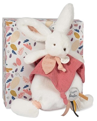 DOUDOU ET COMPAGNIE, HAPPY BOHO   Bommel-Deckbett aus Terrakotta, , DC3741