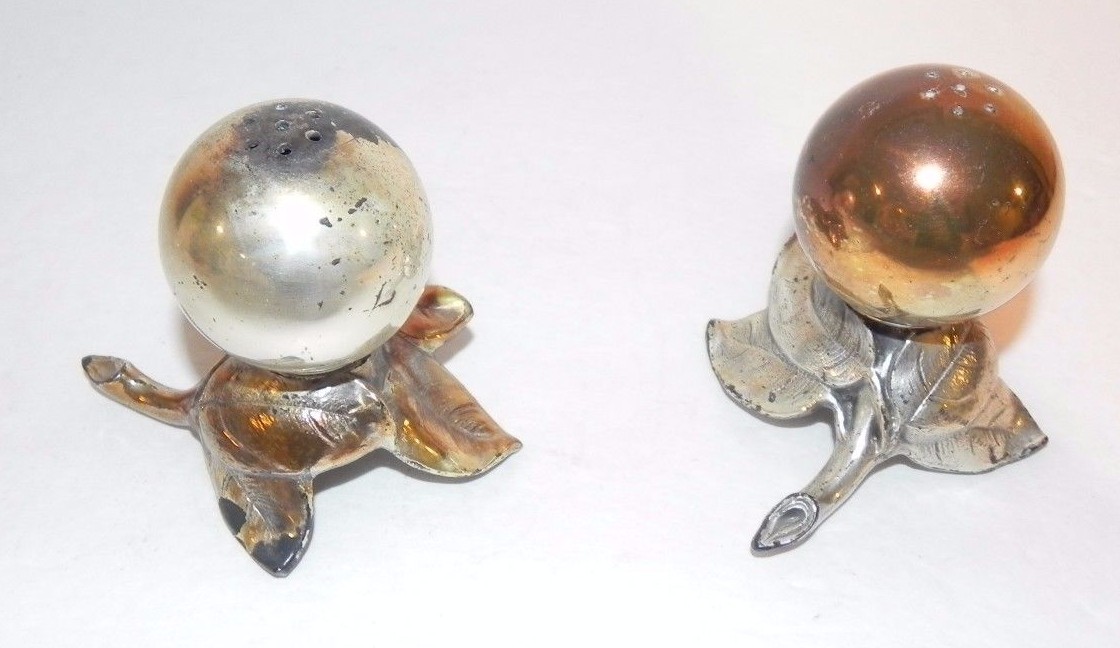 WB MFG 3152 SILVER PLATED SALT and PEPPER SHAKERS ~ Weidlich Bros
