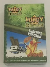 FREE GIFT🎁Tropical🏝Passion 50 High Quality Toasted Juicy Jay Hemp🍁Papers 25pk