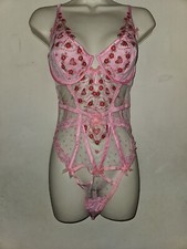 Victoria's Secret For Love Lemons Whimsical Garden Teddy Size Large NWT