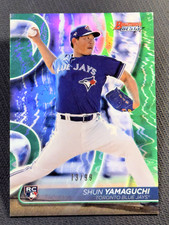 2020 Bowman's Best ROOKIE GREEN REFRACTOR Shun Yamaguchi 73/99