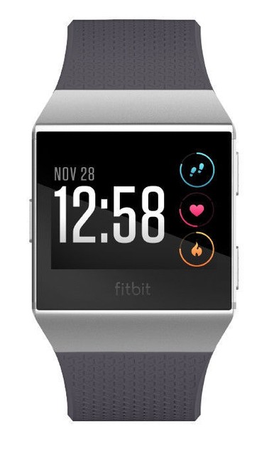 fitbit ionic blue grey