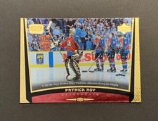 1998 UD HOCKEY GAME DATED gold 74 PATRICK ROY avalanche GOALIE