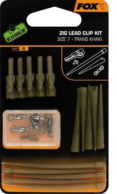 Fox Edges Zig Lead Clip Kit CAC722 Kleinteile Karpfenangeln Blei Kit