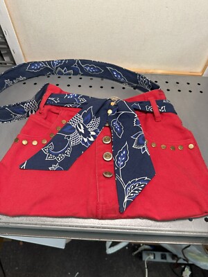 Red  Hobo Style Jeans/Pants Purse
