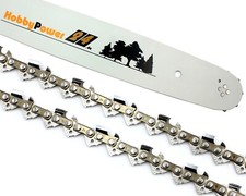 2x Sägekette + Schwert 35cm Halbmeißel 3/8 LP 50 TG 1,1mm für Stihl E10 E14 MSE
