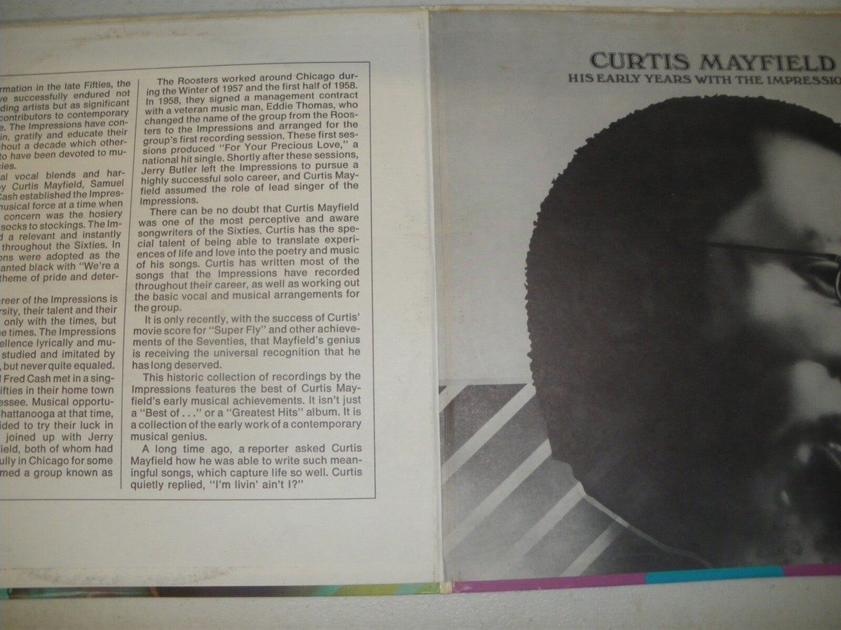 洋楽 Curtis Mayfield His Early Years with The Curtis