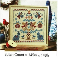 NORDIC SAMPLER  CROSS STITCH  PATTERN  ONLY    #901  B