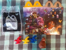 CHISPI FROM DISNEY'S ENCANTO WITH BOX MCDONALD'S HAPPY MEAL TOY