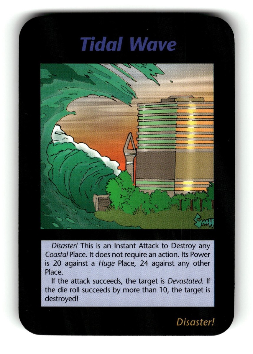 Tidal Wave Card Base Set INWO Illuminati New World Order | eBay