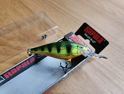 RAPALA SHAD RAP #5 CRANKBAITS - RARE SR5 SR-5 SR05 FP FIRE PERCH