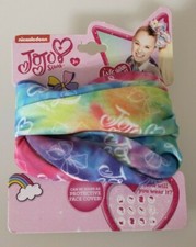  New  Jojo Siwa Rainbow Face Cover / Neck Gaiter / Headband New