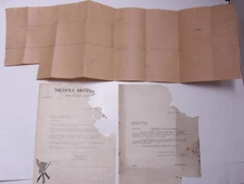 1926 Lamson Goodnow Large SKETCH Nichols Brothers Greenfield MA Ephemera L507L