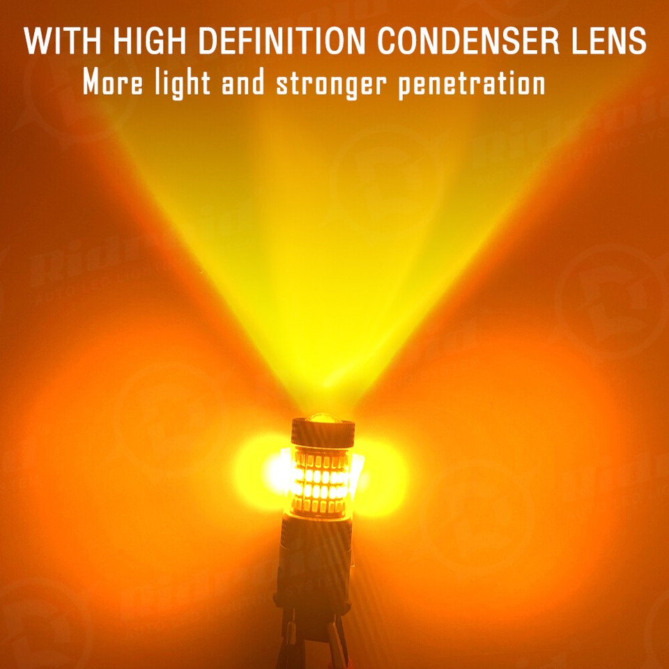 2x 3157 LED Turn Signal Lights DRL Switchback For Chevy Silverado 1500 1999-2013 - Foto 7