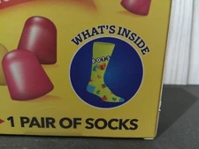 Adults Sockopath Crew Socks size M (8-12) & W (9-14)/Dots