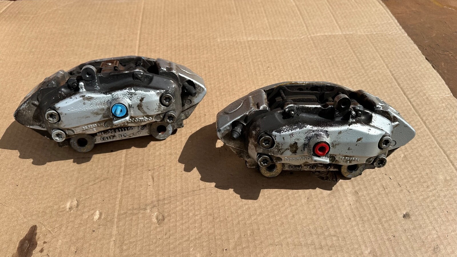 04-17 Maserati Quattroporte Front Left & Right Brake Caliper Brembo 20723303.04
