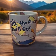 Dr. Seuss Oh, The Places You’ll Go! Ceramic Coffee Cup Mug 12 oz