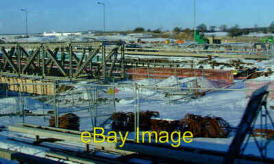 Foto 6x4 Straßenbahngleisarbeiten bei Gogar Ein Oberdeck des Busses Ansicht der Welt 2011