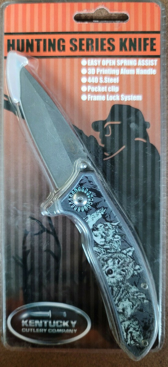 Kentucky Cutlery Company Hunting Series Knife Wolf 440 S Kentucky Cutlery Company Hunting Series Knife Wolf 440 S