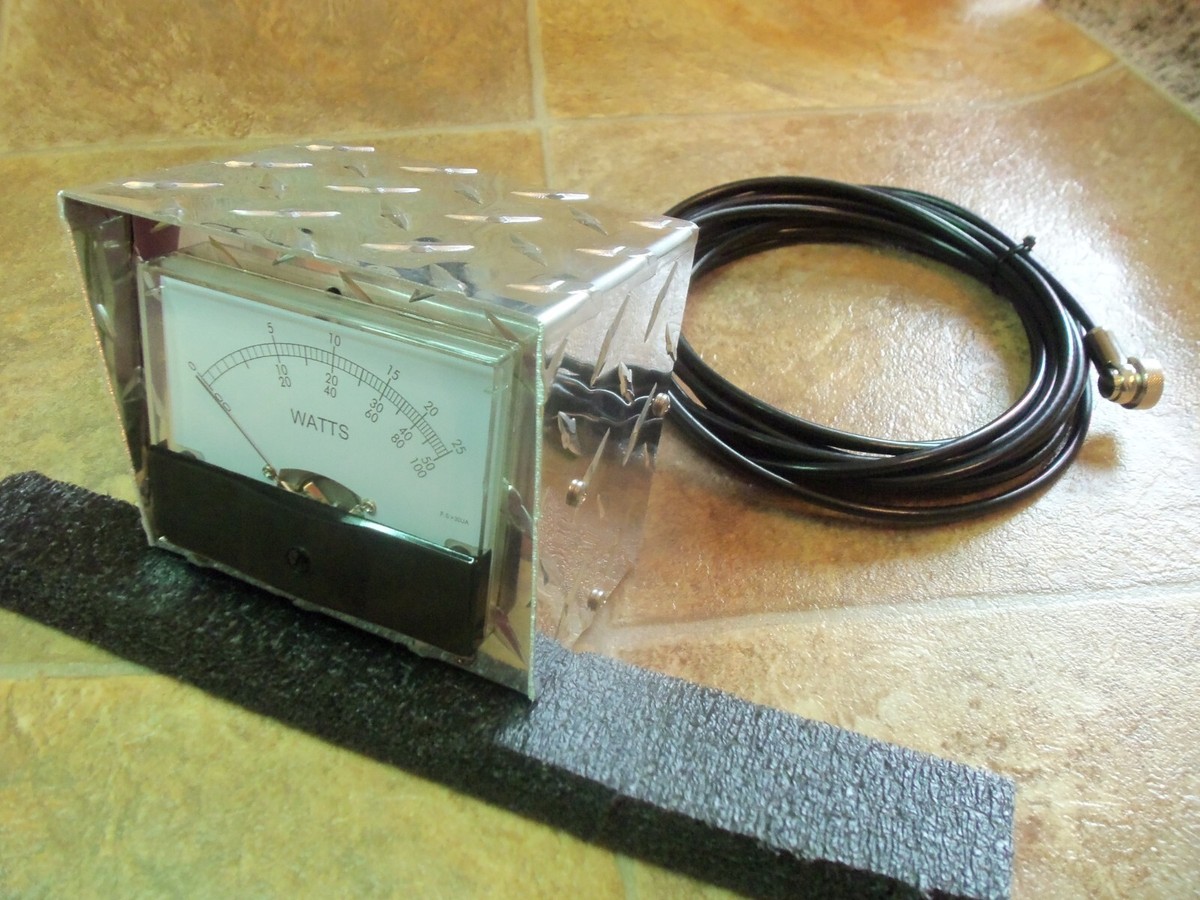 Bird 43 Thruline Wattmeter Meter Box Meter / RMS / New Silver