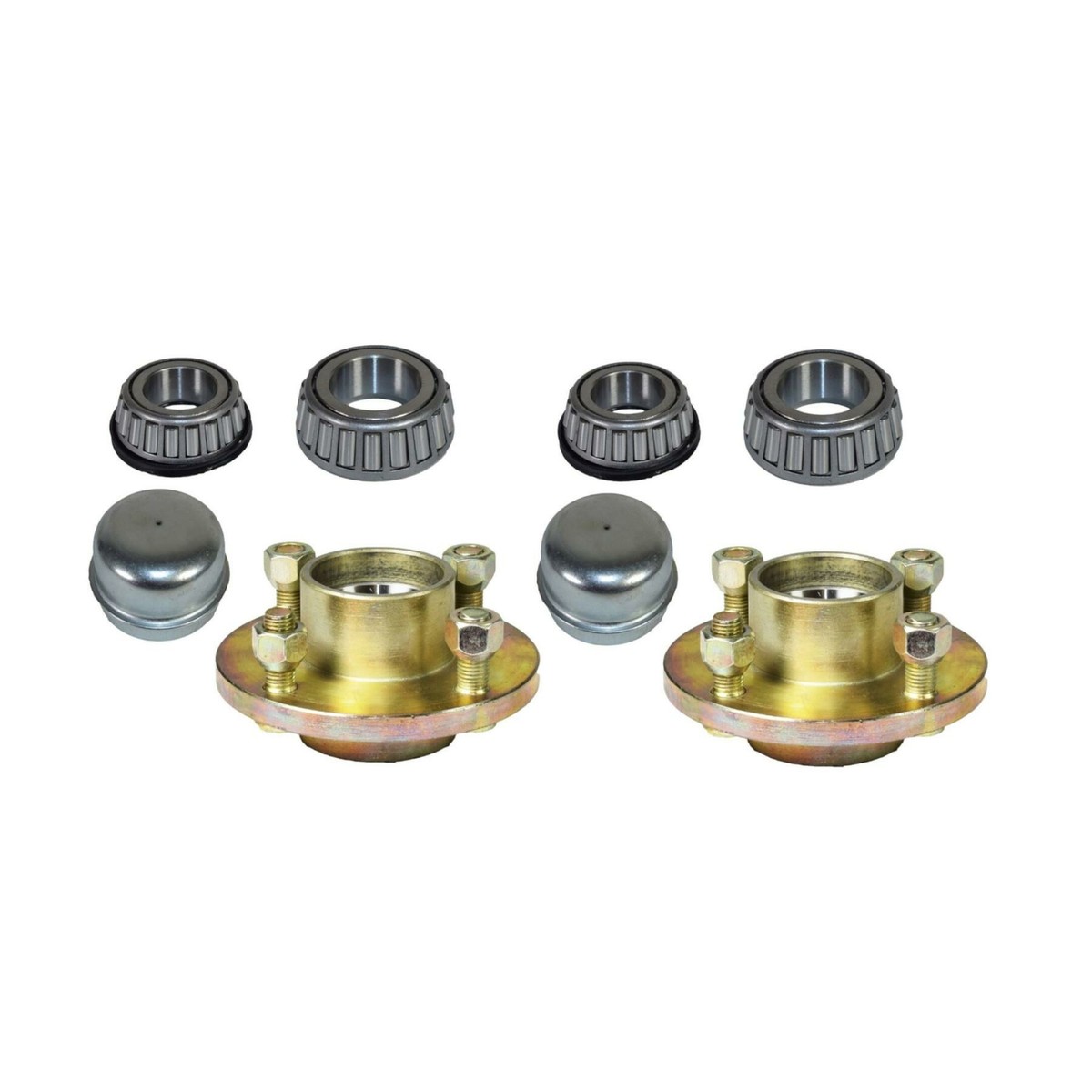 Anhänger Aufhängung 350kg Paar - Mit Gussrädern & Naben Für 400-8 Reifen