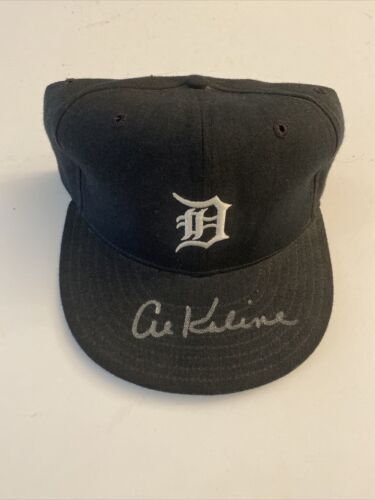 Al Kaline Signed DETROIT TIGERS HAT MLB COA JSA WITH LETTER Blue NE Al Kaline Baseball MLB Original Autographed Hats for sale | eBay main image 3