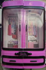 Barbie Doll Clothes Closet Wardrobe Storage Carrying Case 2015 Mattel DMT57