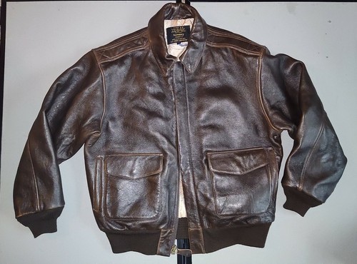Schott A 2 Lambskin Leather Flight Jacket M Us Airfor Gem