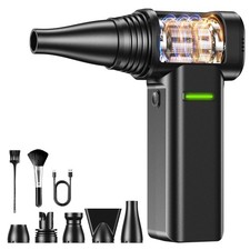 Compressed Air Duster, 300000RPM 500g Max Wind Pressure Cordless Rechargeable...