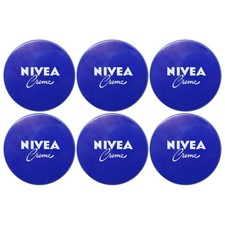 6 Pack - Nivea Creme Body, Face  Hand Moisturizing Cream, 150 mL