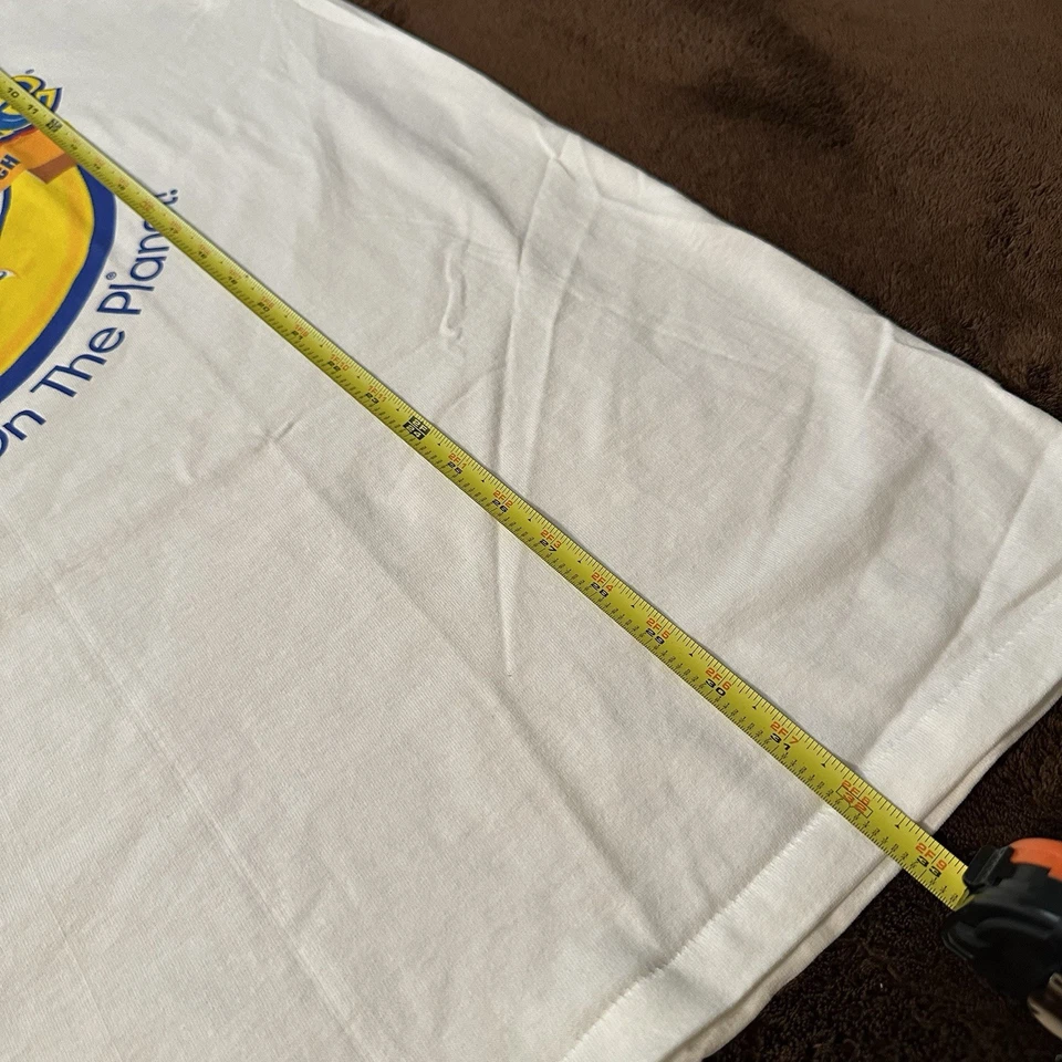 Vintage Moon Pie Logo Promo T-Shirt White Single Stitched-Size XL - Image 4 of 4