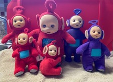 Small collection of Po and Tinky Winky Teletubbies