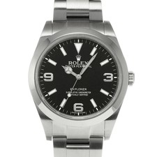 Orologio usato da uomo ROLEX Explorer 214270 misura cassa nera 39 x 39 mm #32104