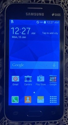 Samsung Galaxy Ace 4 Neo SM-G318ML DUOS Cell Phone Black 4GB Very Good Used RARE