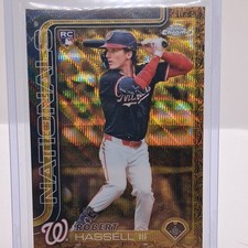 Topps 2025 Gilded Robert Hassell III Gold Geometric Refractor #148