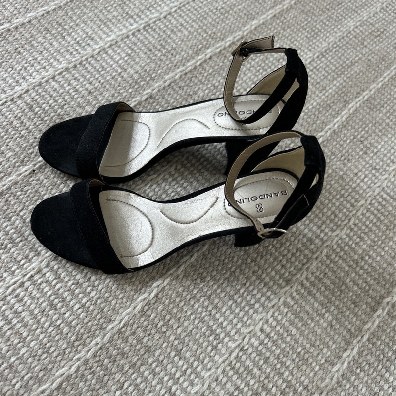 Bandolino Womens Armory Sandal Black Size 7 M