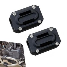 2 PCS Motorcycle Engine Guard Bumper Protection Block, Crash Bar Decor Slider,