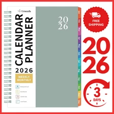 2026 Planner - 2026 Planner Weekly and Monthly from Jan. 2026 - Dec. 2026, Calen
