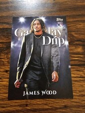 2025 Topps Series 1 #GD-3 James Wood Game Day Drip Celebration WSH Nationals RC