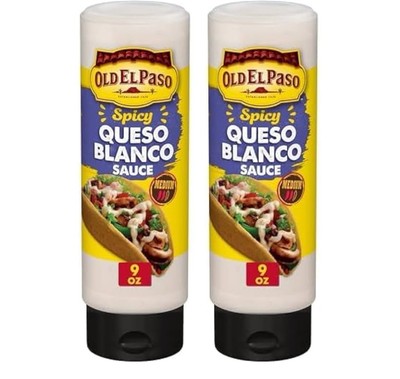  * Old El Paso Taco   Sauce - Queso Blanco, Spicy  ️ 9 oz (Pack of 2) *.