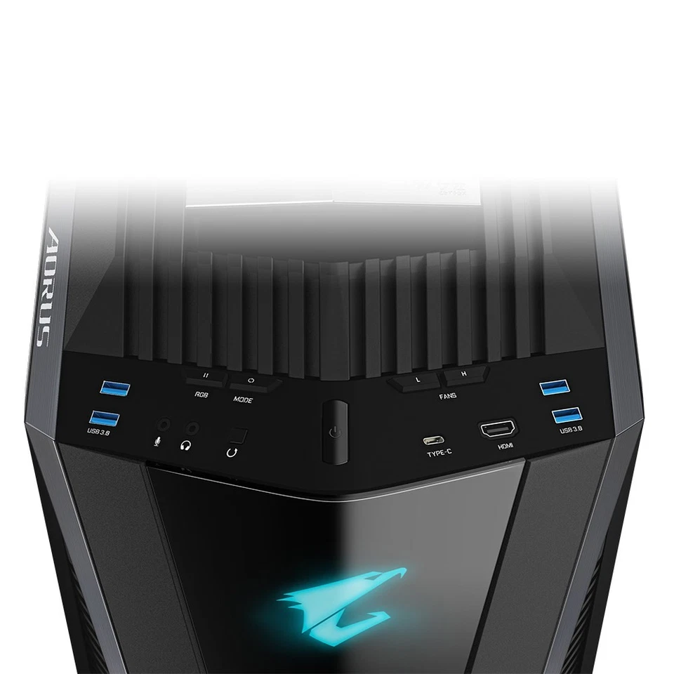 4719331552008 Gigabyte AORUS C700 GLASS ATX FullTower Black Gehäuse mit Fenster  - Bild 3 von 4