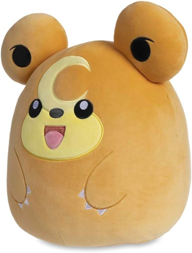 Teddiursa-Squishmallow, 25 cm, prodotto con licenza, morbido imbottitura