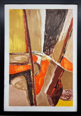 Walmsley  ''Strata of Thought'' Signed & # Abstract Art Mid Century FRAMED NEW