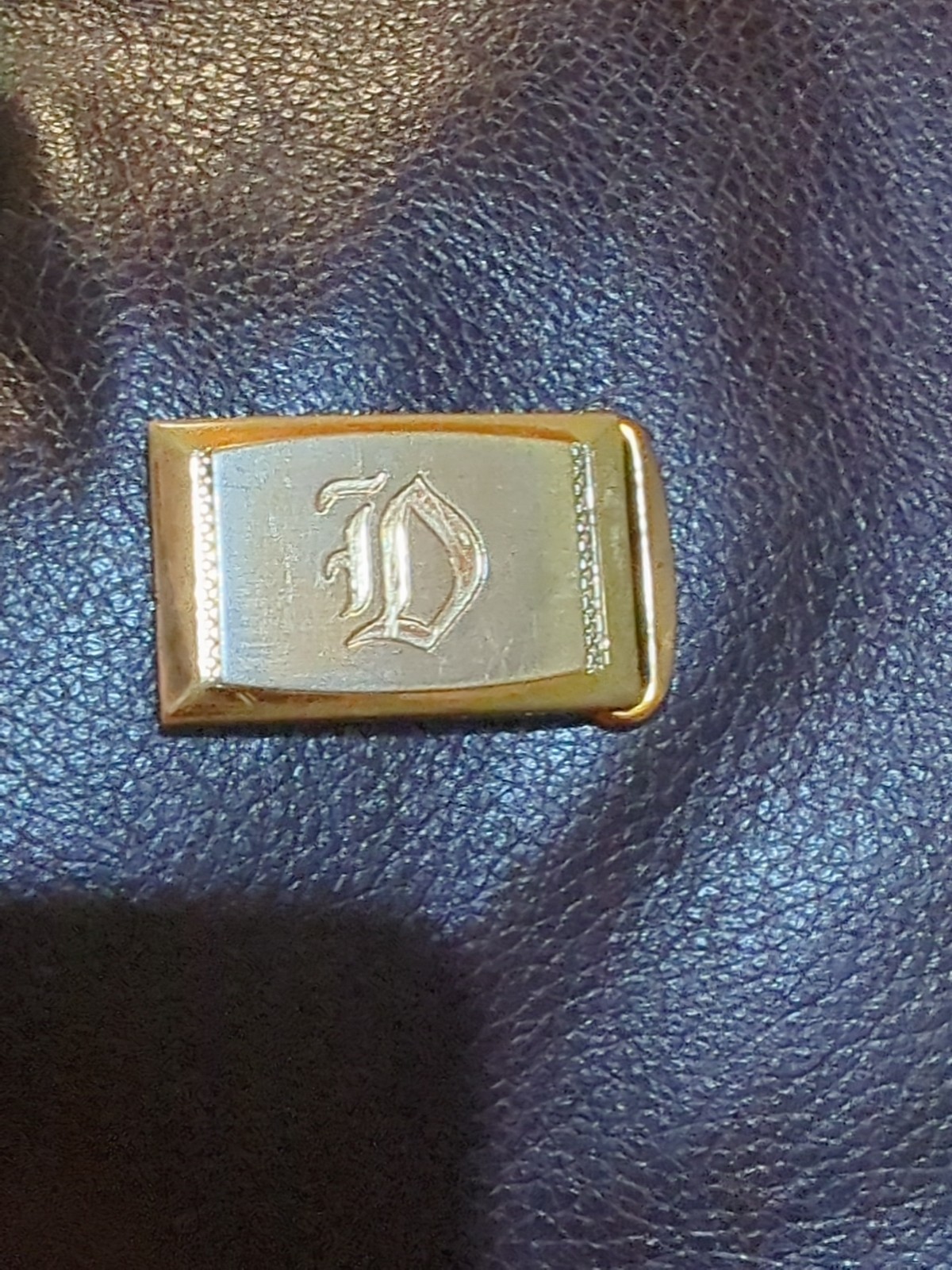 Vintage Hickok USA Master Plate Letter D Belt Buckle ZN-Alloy