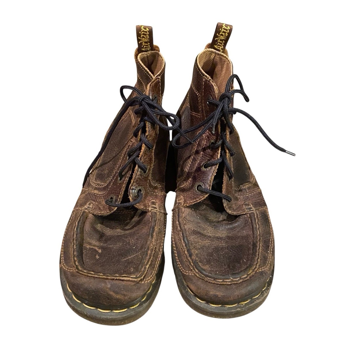 Dr. Martens Aiken Brown Leather Moc Toe Boot Lace Up Men’s Size US 13M AW004 Dr. Martens Aiken Brown Leather Moc Toe Boot Lace Up Men main image 4